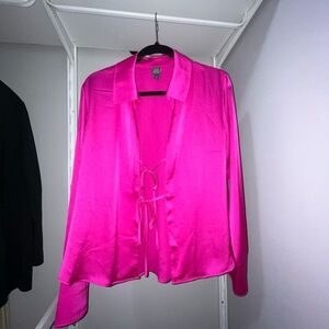 Beautiful bright magenta blouse!